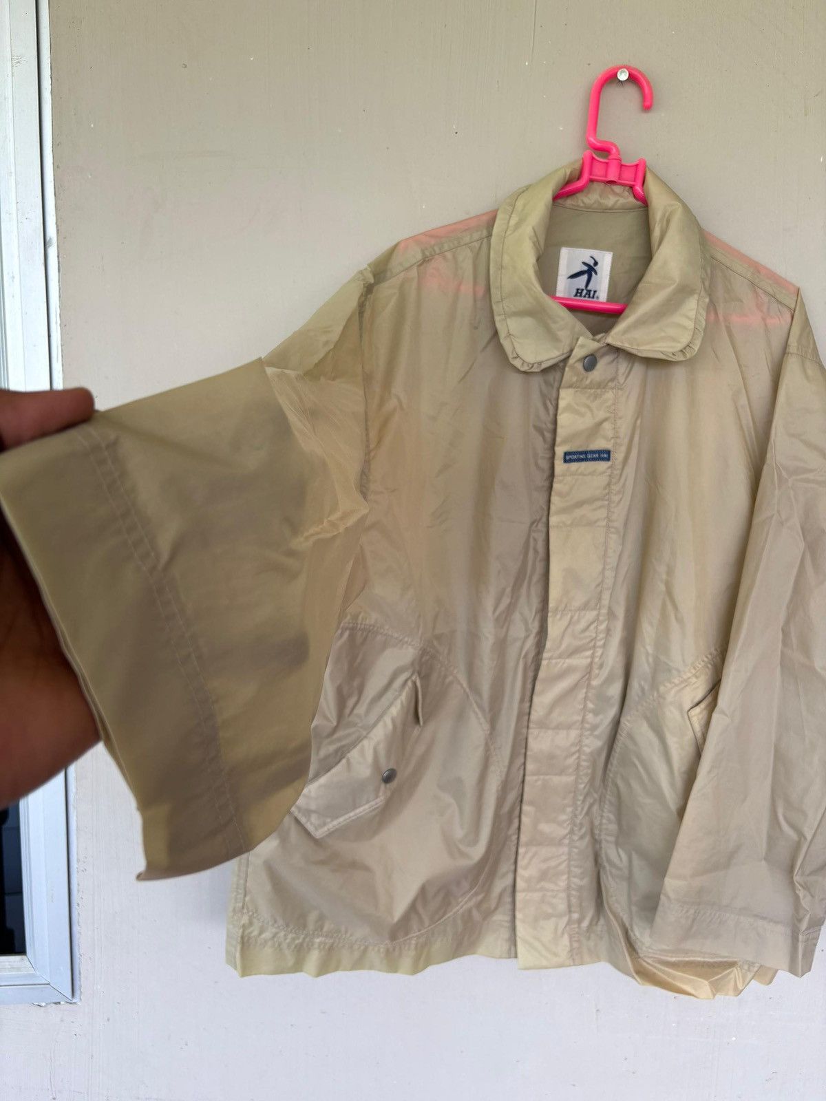 Issey Miyake Vintage Hai Sporting Gear Issey Miyake Nylon Jacket Be Happy Size US M / EU 48-50 / 2 - 2 Thumbnail