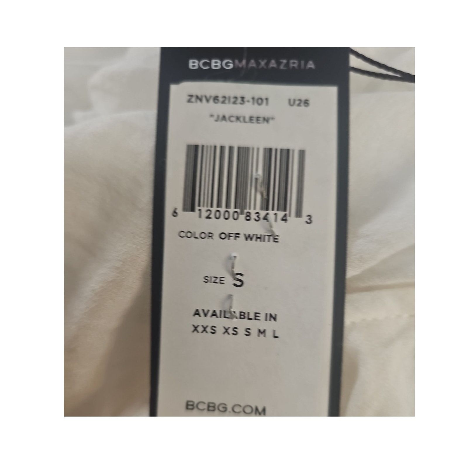 Bcbgmaxazria BCBG MAX AZRIA OFF WHITE Jackleen Ruffle Flare Mini Dress S Size S / US 4 / IT 40 - 8 Thumbnail