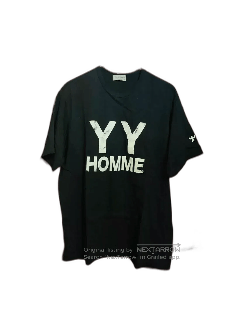 Yohji Yamamoto Yohji Yamamoto Homme YY Short Sleeve Tee Size US L / EU 52-54 / 3 - 1 Thumbnail