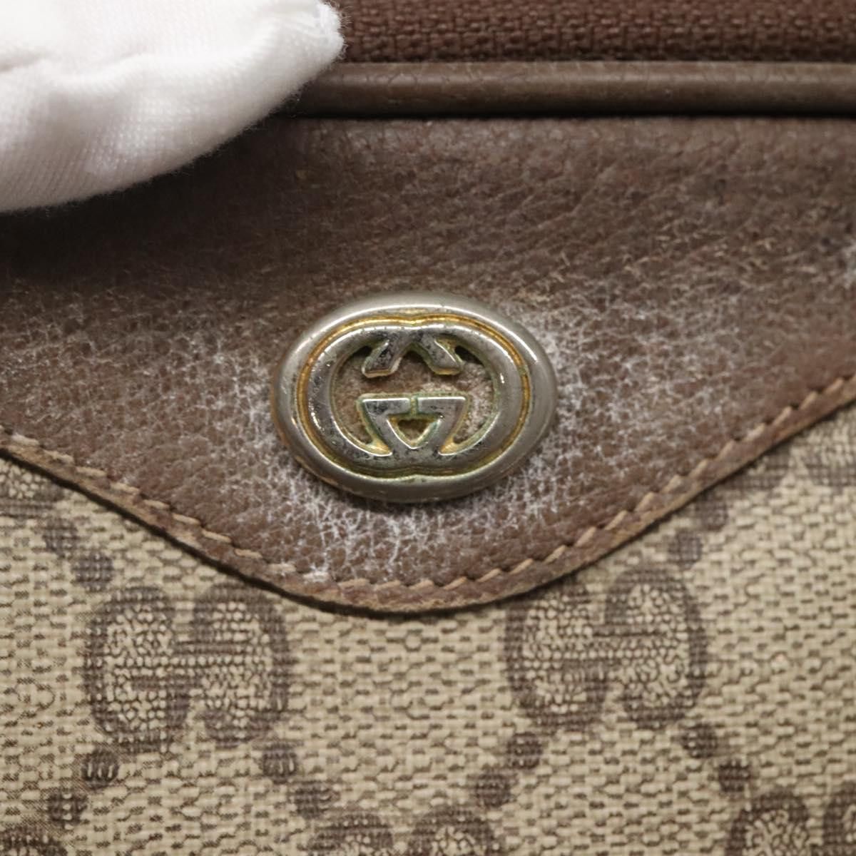 Gucci GUCCI GG Supreme Shoulder Bag Pvc Beige Gold 56 02 068 Size ONE SIZE - 16 Thumbnail