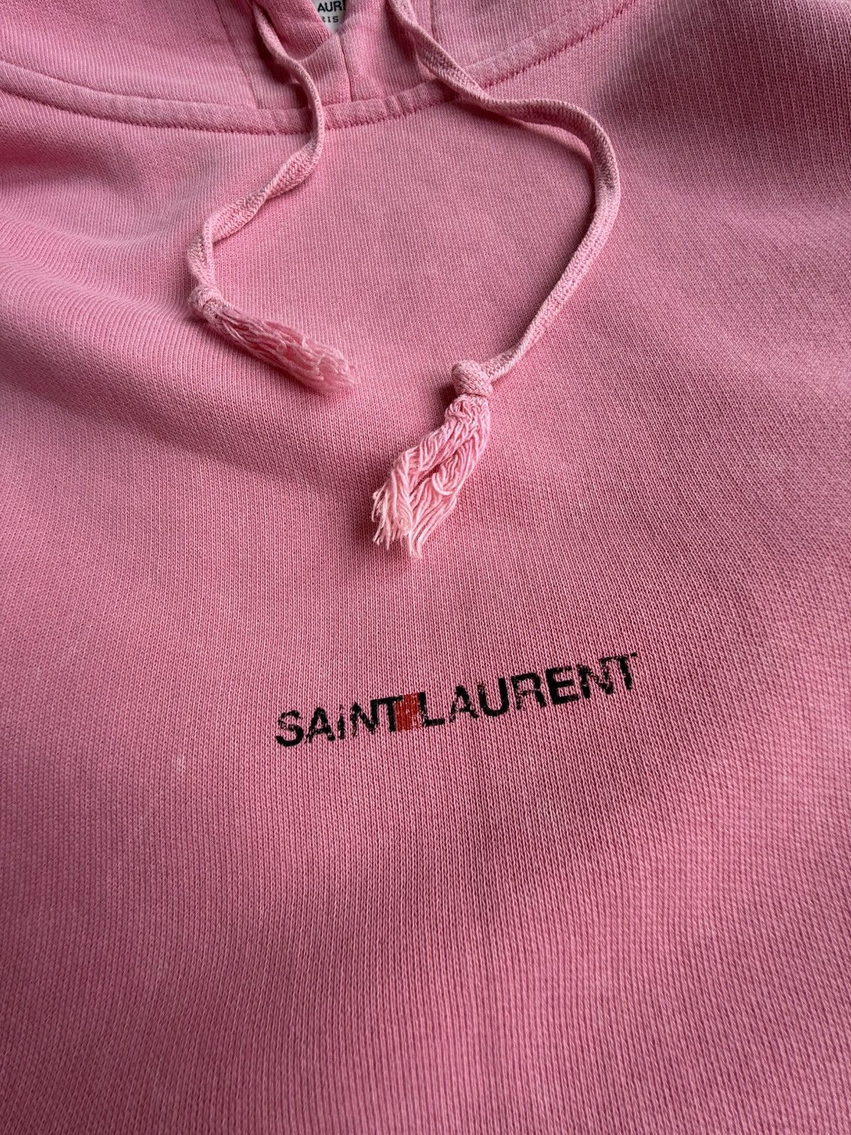 Saint Laurent Paris $990 Saint Laurent Rive Gauche logo hoodie rare XL grail Size US XL / EU 56 / 4 - 22 Thumbnail