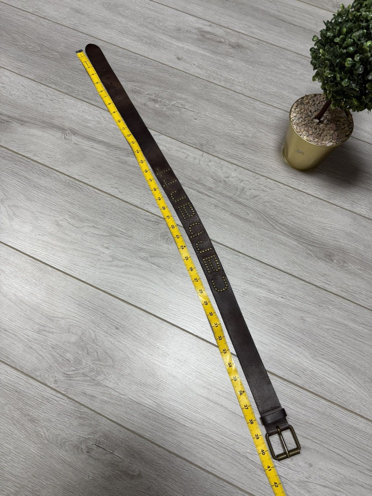 Carhartt Carhartt big logo belt leather Size ONE SIZE - 6 Thumbnail