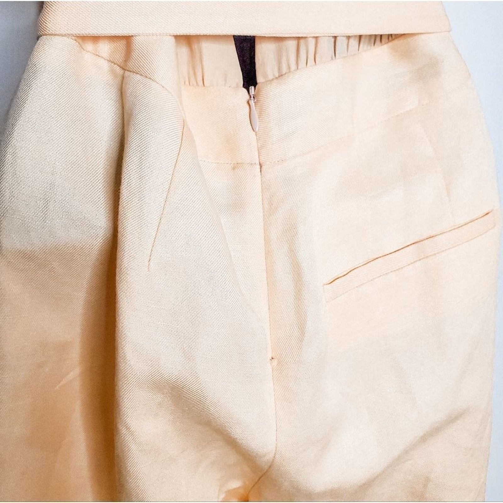 Maje 𝅺Maje Mandarin Peach Piruize Ruffled Jumpsuit Size 34 0 Size 25" / US 0 / IT 36 - 6 Thumbnail
