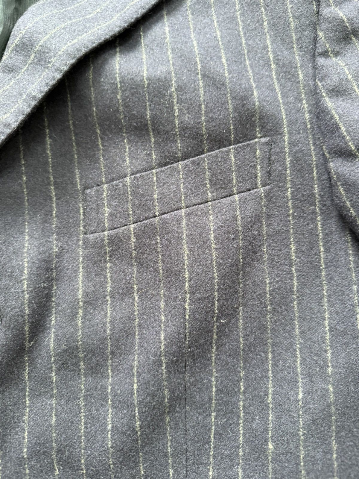 Polo Ralph Lauren Vintage Polo Ralph Lauren Pinstripe Blazer Size 40R - 4 Thumbnail
