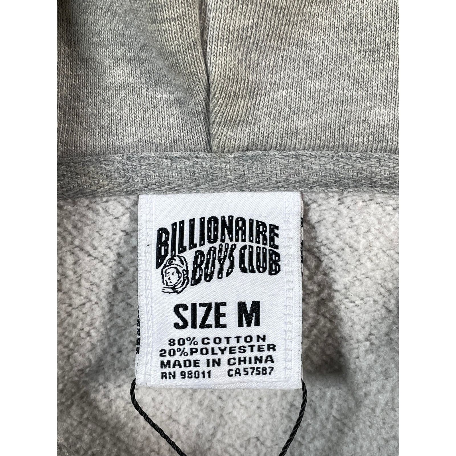 Billionaire Boys Club Billionaire Boys Club Grey Zip Up Hoodie Size US M / EU 48-50 / 2 - 3 Thumbnail