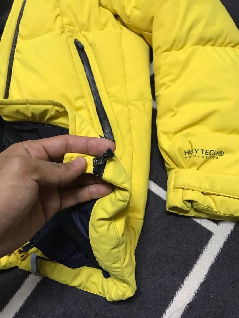 Helly Hansen × Vintage STEAL💥Helly Hansen Duck Down Yellow Puffer Jacket Size US M / EU 48-50 / 2 - 14 Thumbnail