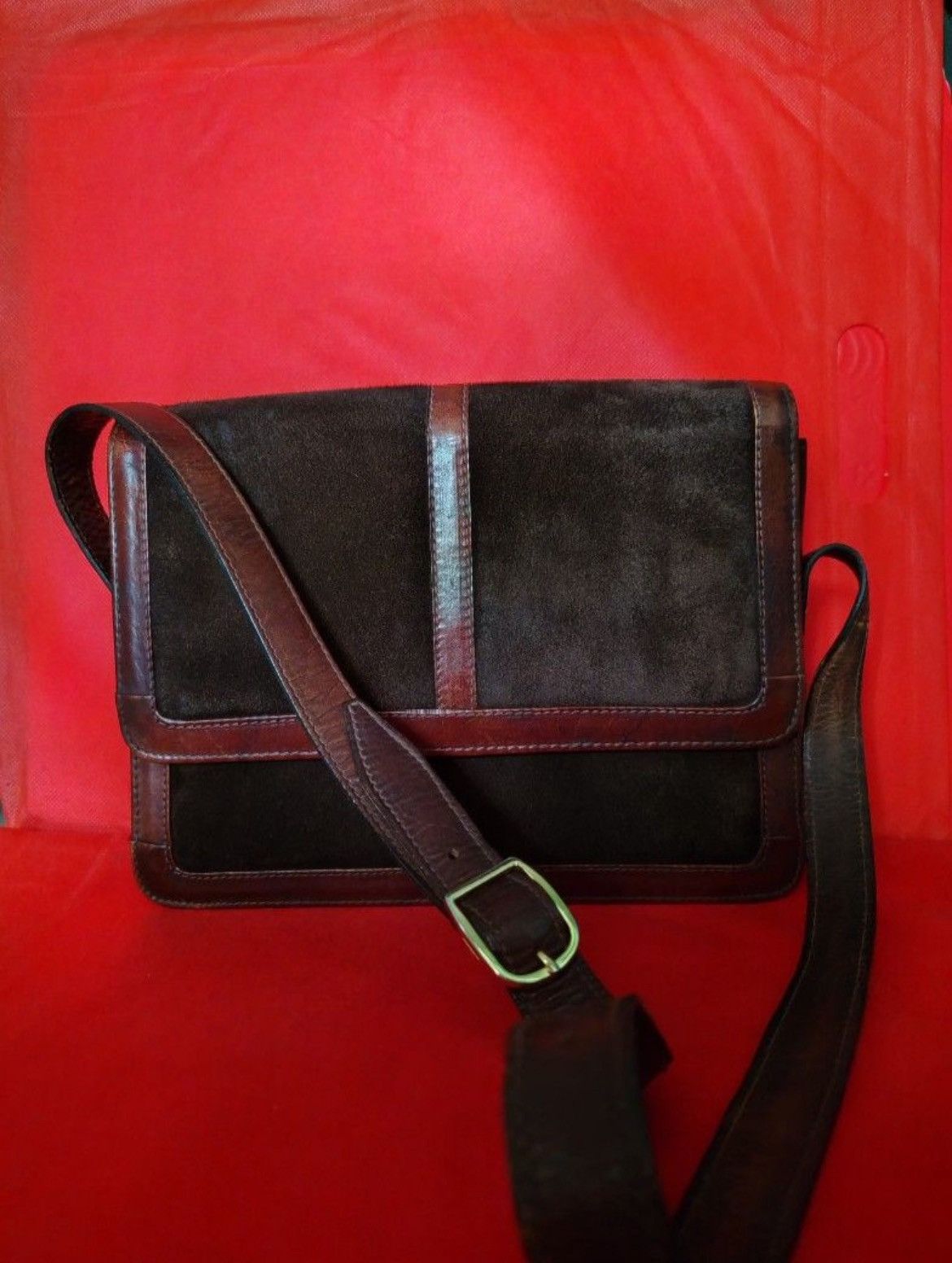 Lanvin Authentic Vintage Lanvin Leather Messenger Bag Size ONE SIZE - 1 Thumbnail