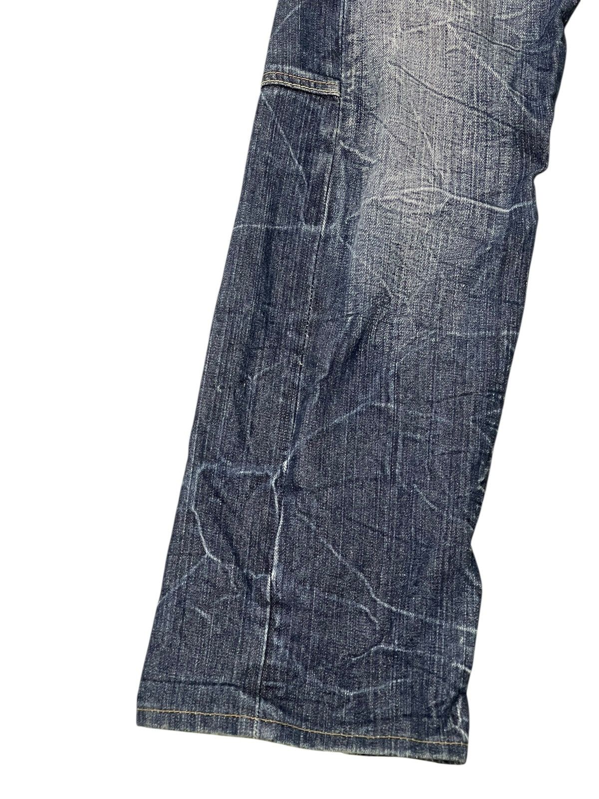 Japanese Brand Double Waist Jeans Dominate Dior Chrome hearts erd 2🟦7 Size US 32 / EU 48 - 9 Thumbnail