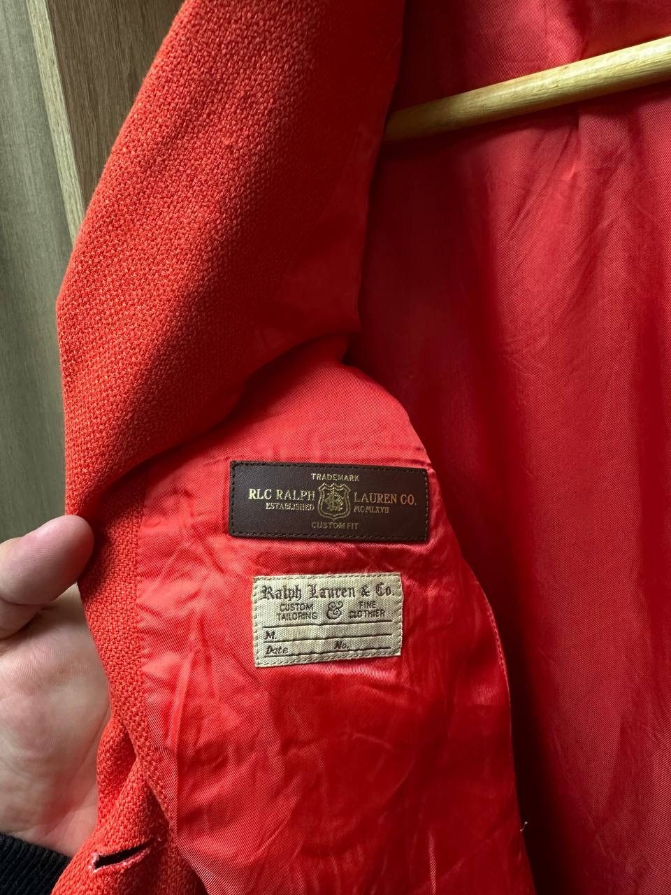 Polo Ralph Lauren × Vintage Polo Ralph Lauren Orange Women’s PRL Blazer Jacket Size M / US 6-8 / IT 42-44 - 12 Thumbnail