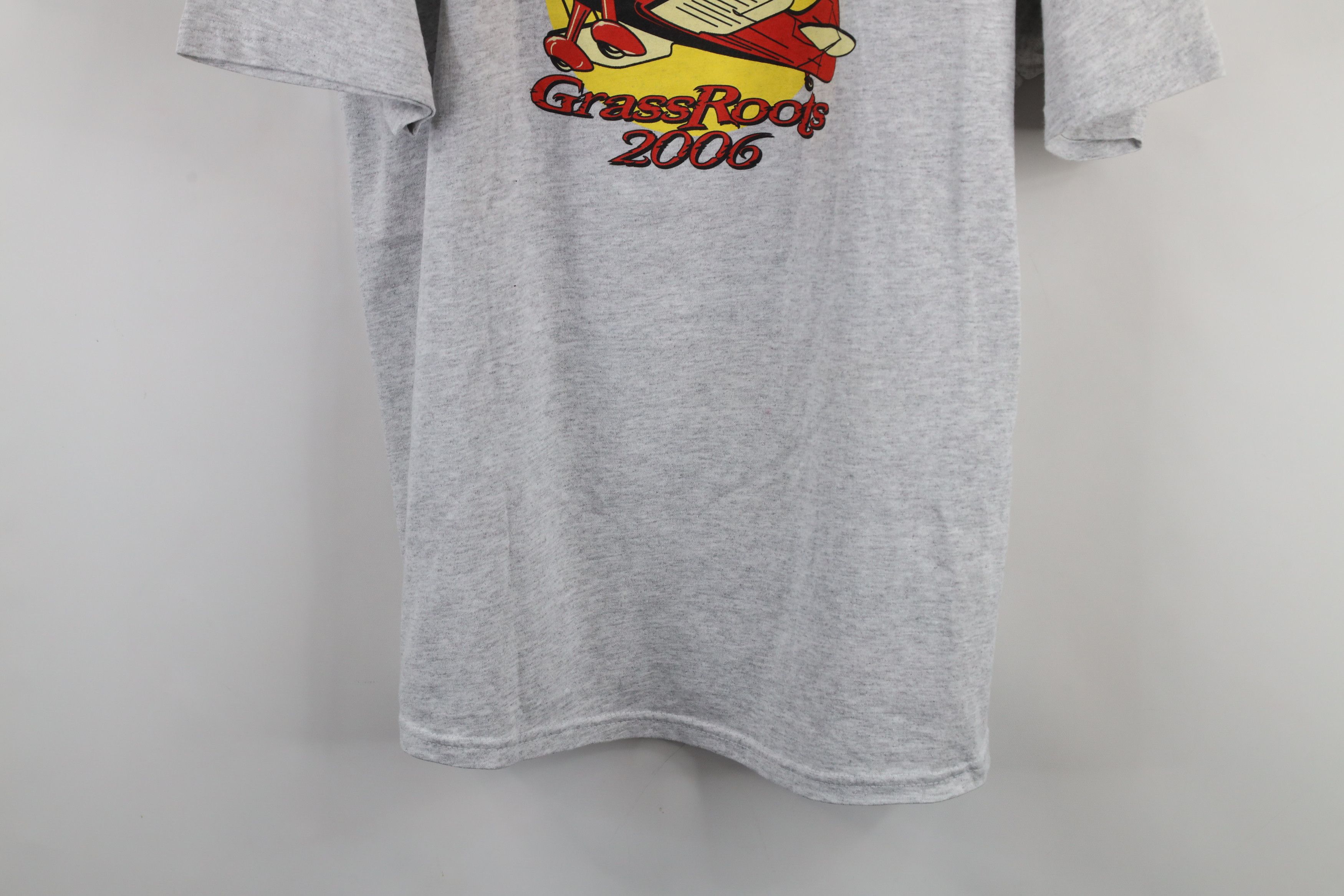 Vintage Vintage Y2K 2006 Airplane Club Grass Roots T-Shirt Gray Size US XL / EU 56 / 4 - 3 Thumbnail