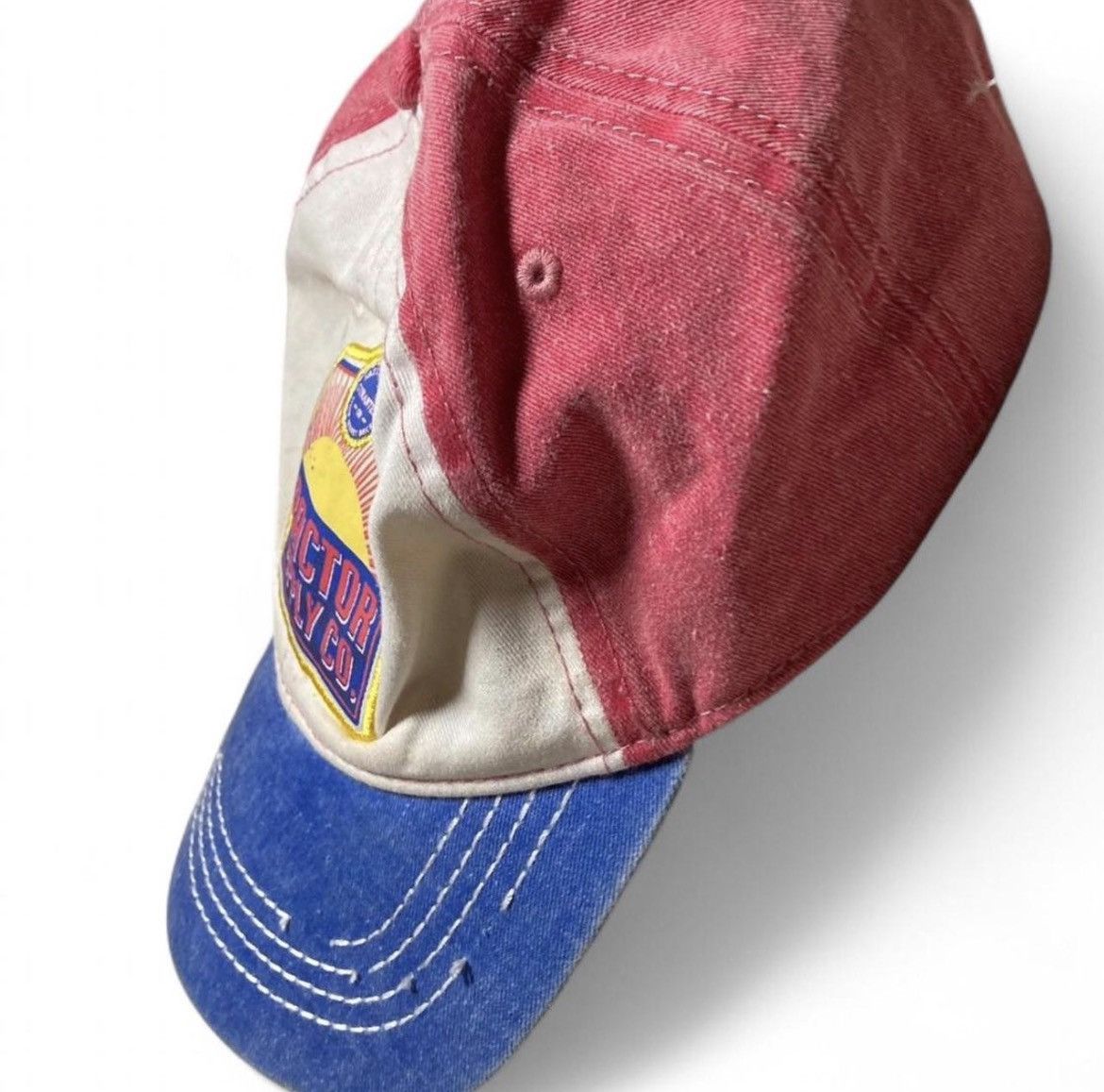 Vintage Vintage Tractor Supply Co. Trucker Hat - Red/Blue/Cream Size ONE SIZE - 9 Thumbnail
