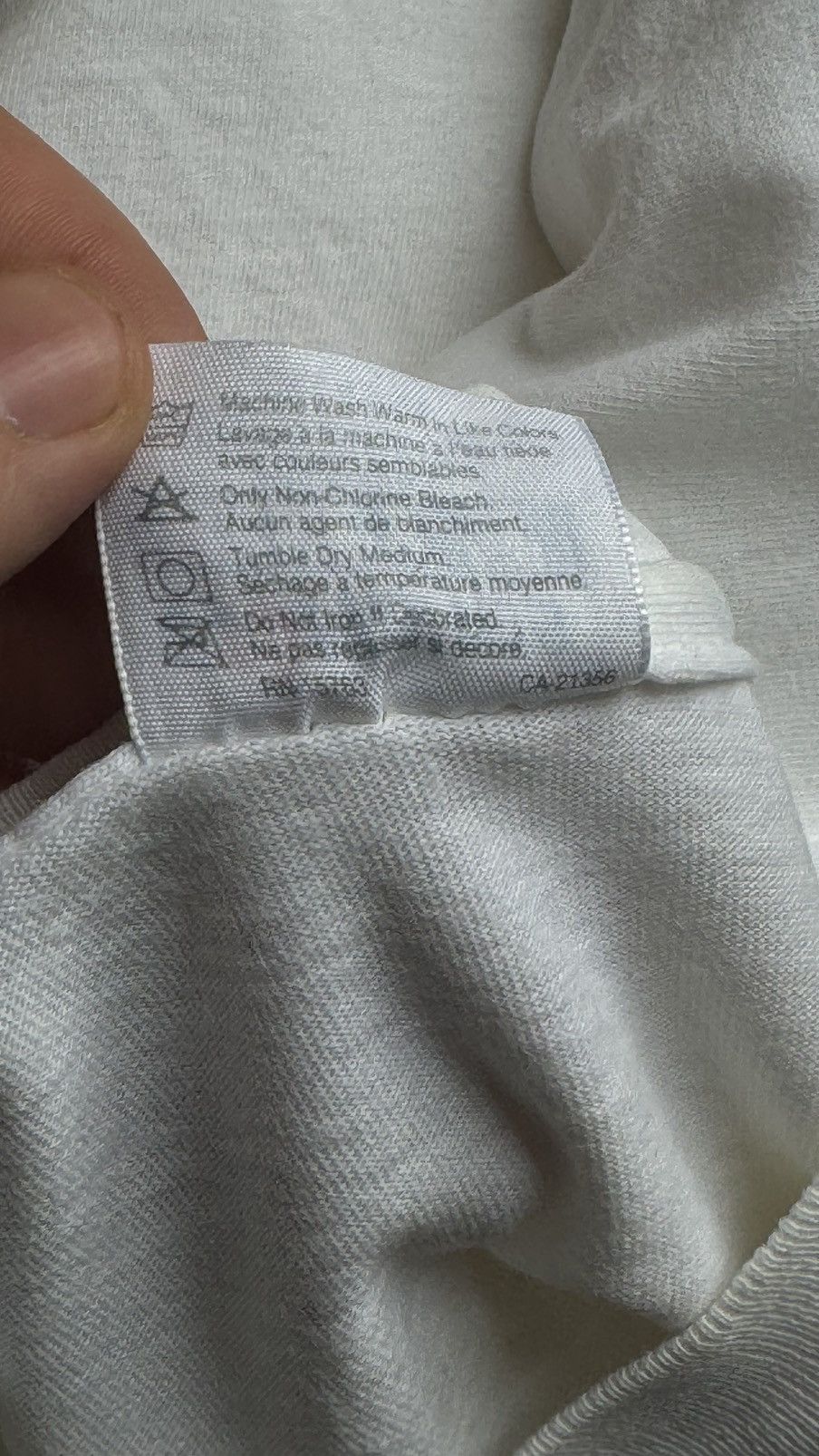 Designer × Vintage 1991 Dont Panic 2QT2BSTR8 vintage white t-shirt Size US L / EU 52-54 / 3 - 10 Thumbnail