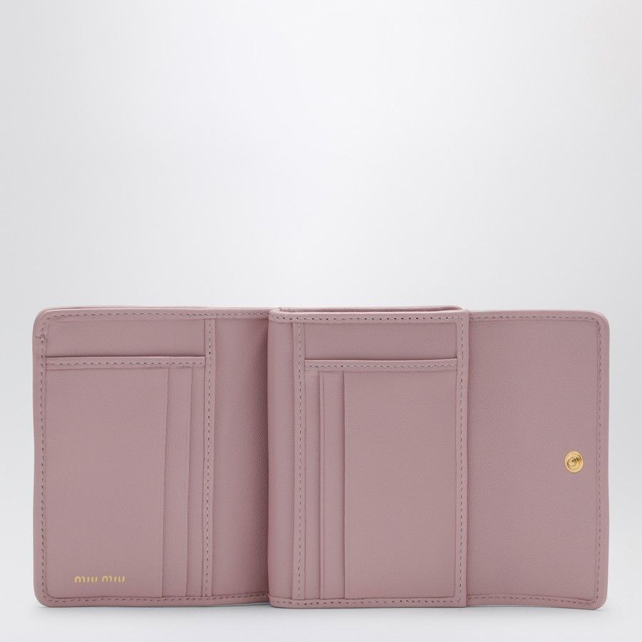 Miu Miu o1d2blof0924 Size: OS / Leather Wallet in Pink Size ONE SIZE - 2 Thumbnail