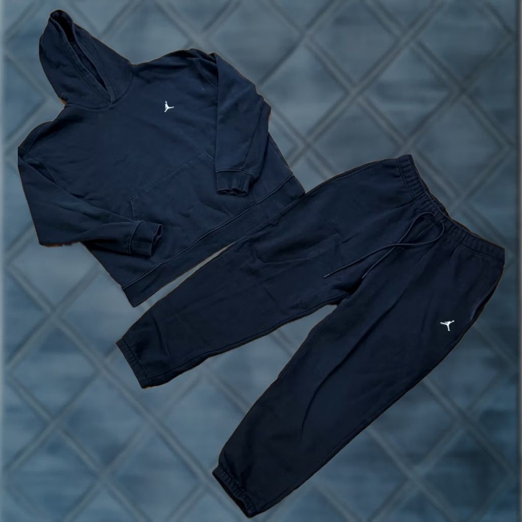 Jordan Brand Air Jordan Jumpman Sweatsuit 2XL Black Hoodie Pants Mens Size US XXL / EU 58 / 5 - 1 Thumbnail
