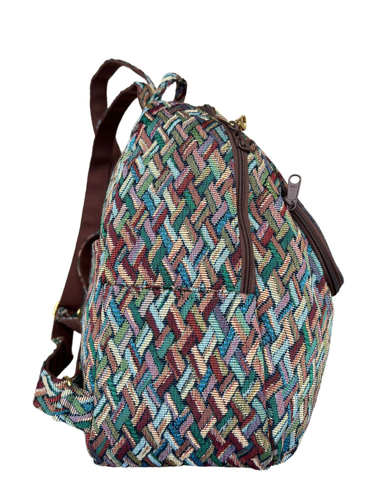 Vintage Vintage Yamatoya Ravi Ravi Japan Jacquard Backpack Bag Size ONE SIZE - 10 Thumbnail