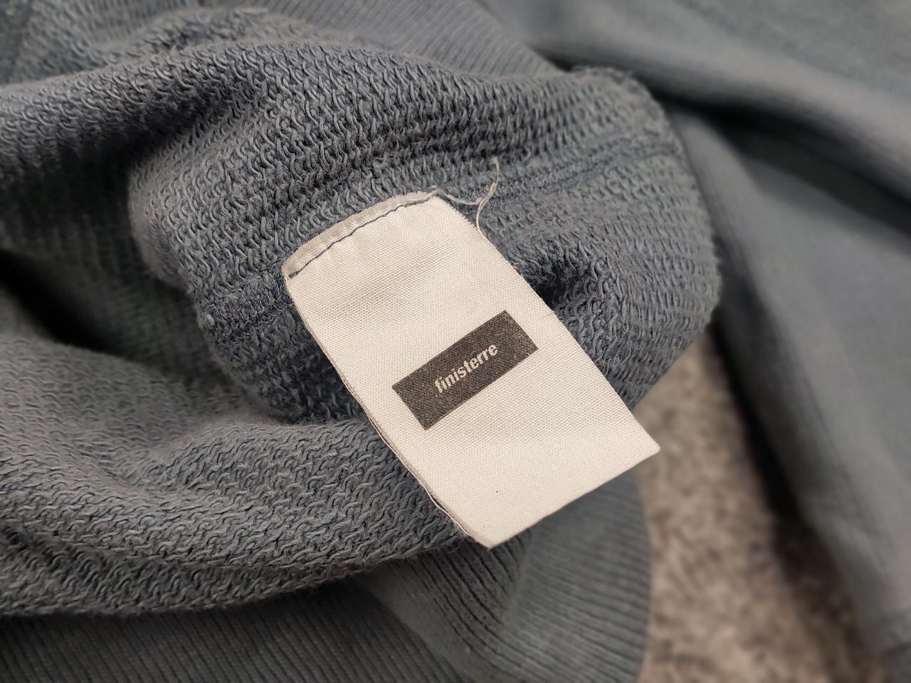 Finisterre Finisterre Design Blank Light blue Cotton Hoodie Size US M / EU 48-50 / 2 - 18 Thumbnail