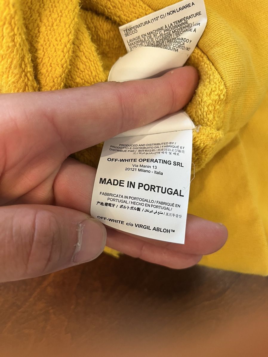 Off-White off white oversized industrial Y013 hoodie Size US M / EU 48-50 / 2 - 10 Thumbnail
