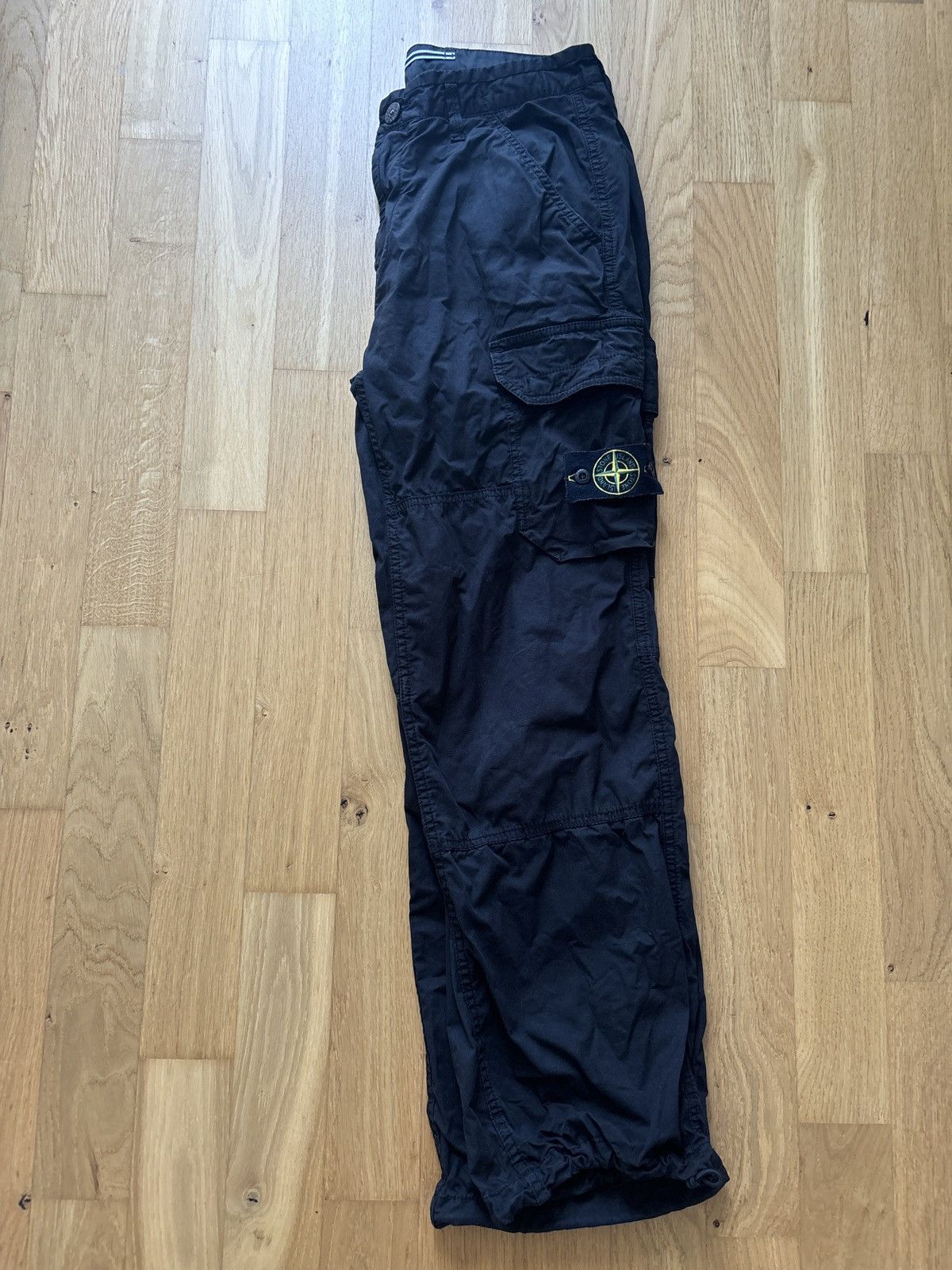 Stone Island Stone Island Black Cargo Pants - 29 Size US 29 - 1 Thumbnail