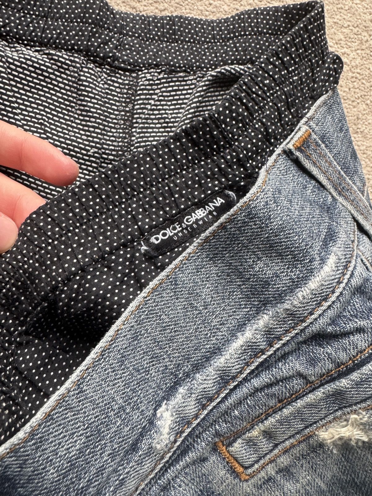 Dolce & Gabbana Dolce & Gabbana Ripped Jeans US30 Size US 30 / EU 46 - 5 Thumbnail