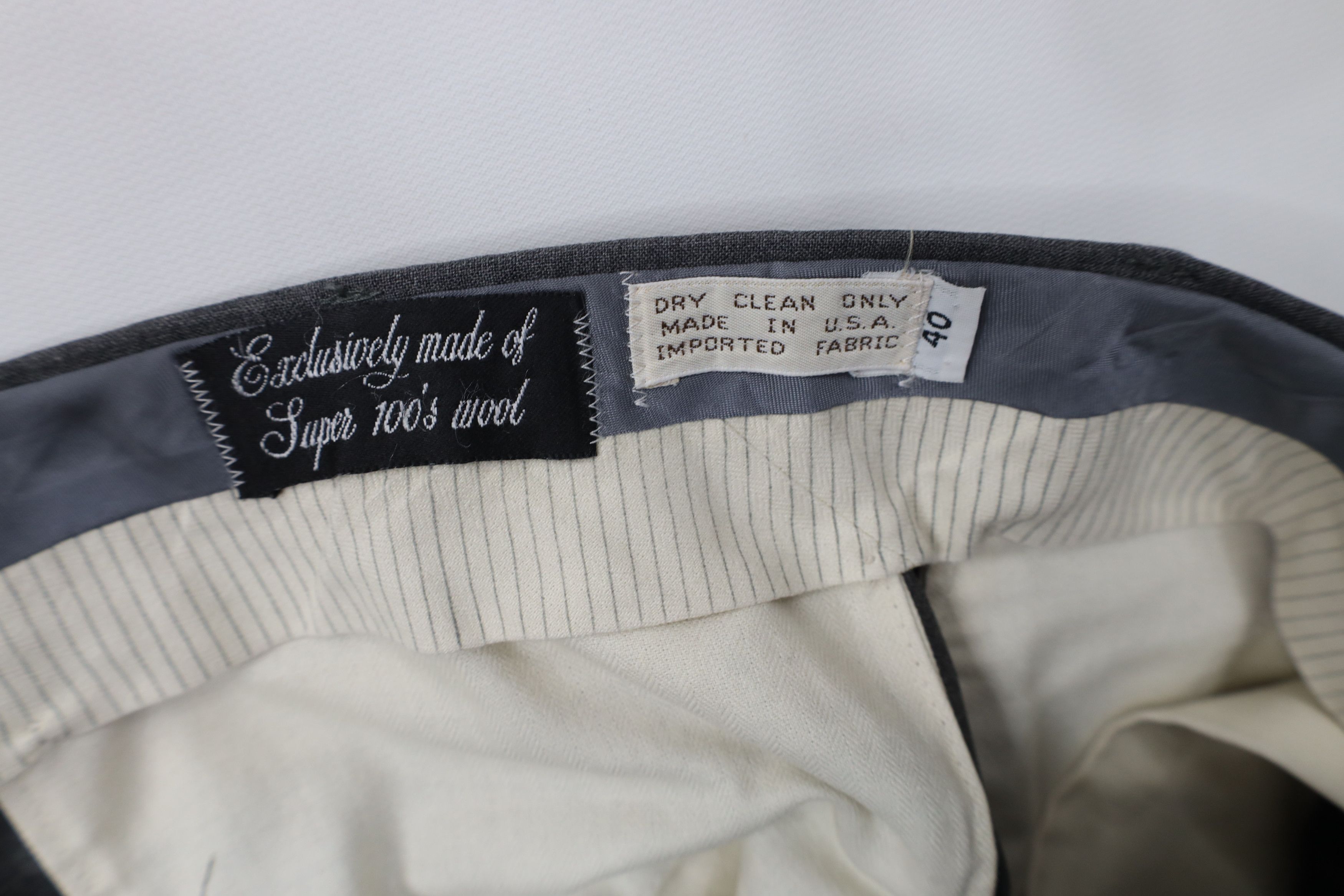 Vintage Vintage 90s Streetwear Wool Knit Wide Leg Chino Pants USA Size US 40 / EU 56 - 8 Thumbnail