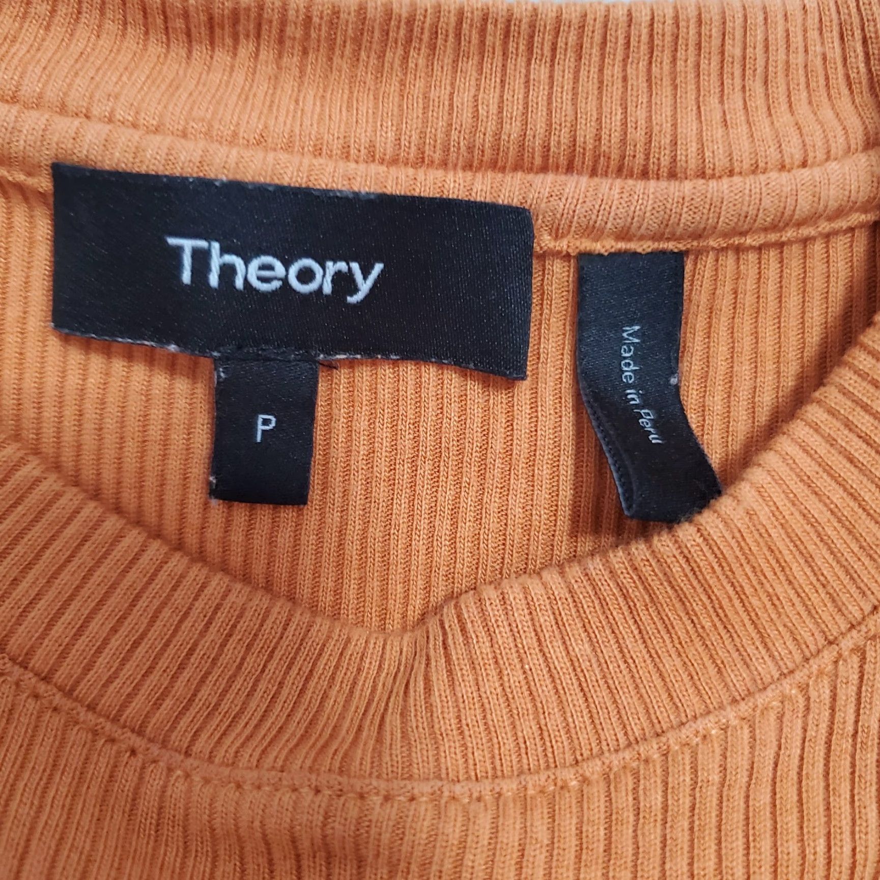 Theory Theory Dress Women XS Canyon Ribbed Knit Short Sleeve Mini Casual Size 26" / US 2 / IT 38 - 3 Thumbnail