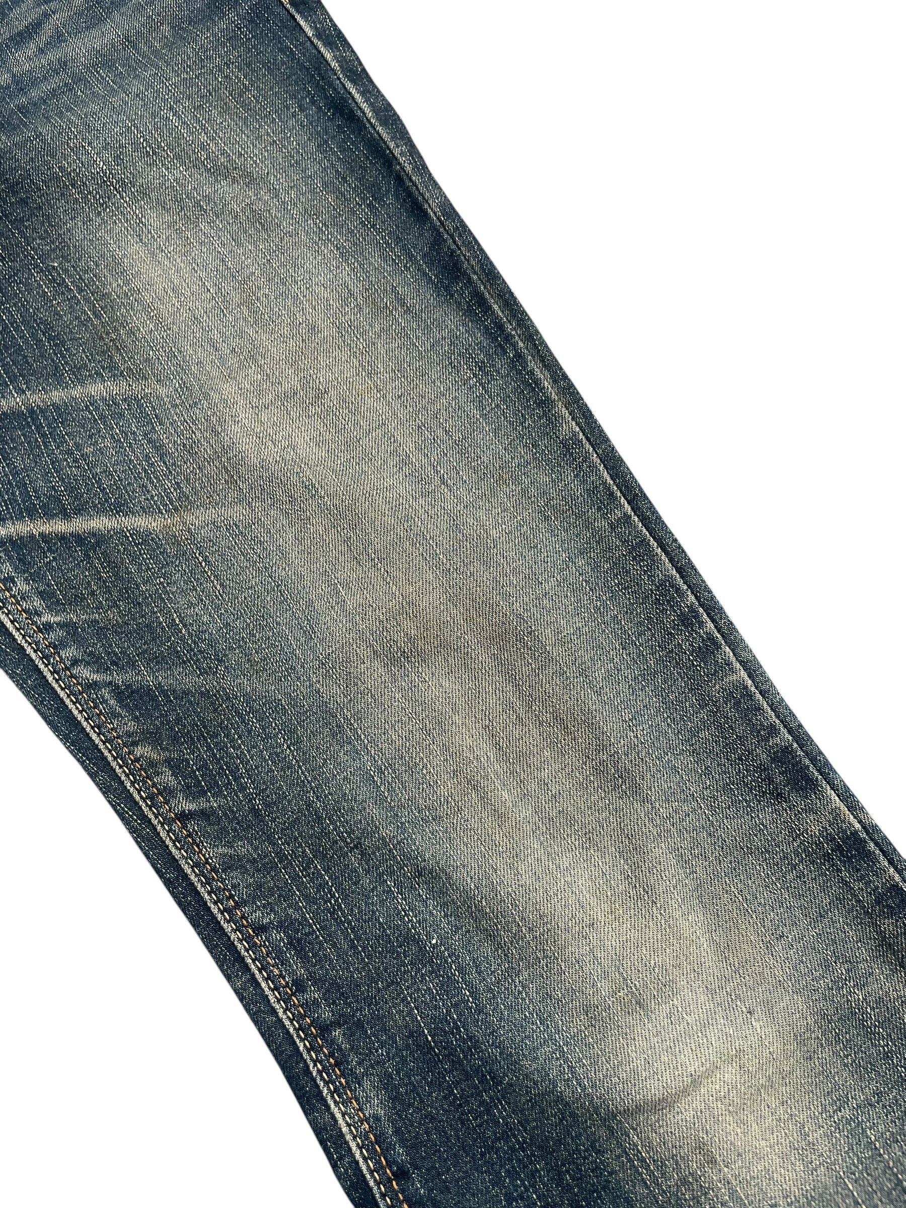 Japanese Brand C-Seventeen Flare Distresed Denim Size 30" / US 8 / IT 44 - 7 Thumbnail
