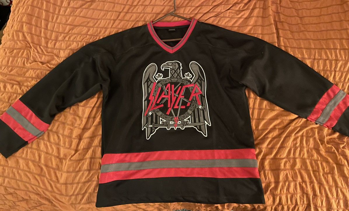 image of Slayer Hockey Jersey in Black, Men's (Size XL)