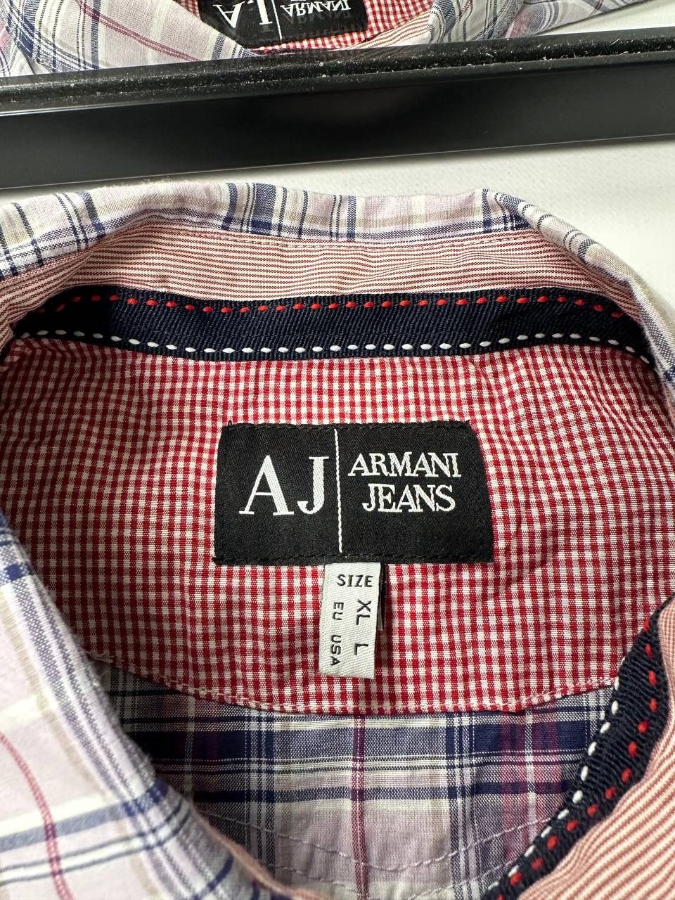 Armani × Giorgio Armani × Vintage Vintage Armani Jeans Big logo Shirt Size US L / EU 52-54 / 3 - 8 Thumbnail