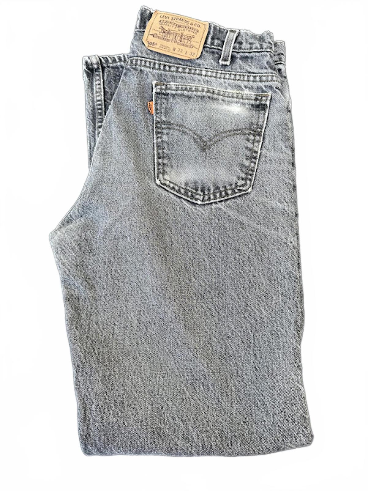 Levi's Levi’s 505 Faded Black Jeans USA 33x32 Size US 33 - 6 Thumbnail