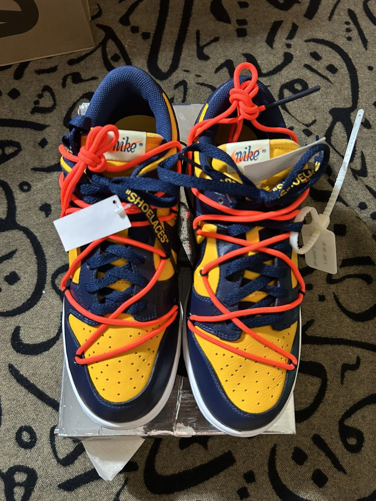 Nike × Off-White NIKE x OFF-WHITE Virgil Abloh Dunk low Size US 9 / EU 42 - 1 Thumbnail