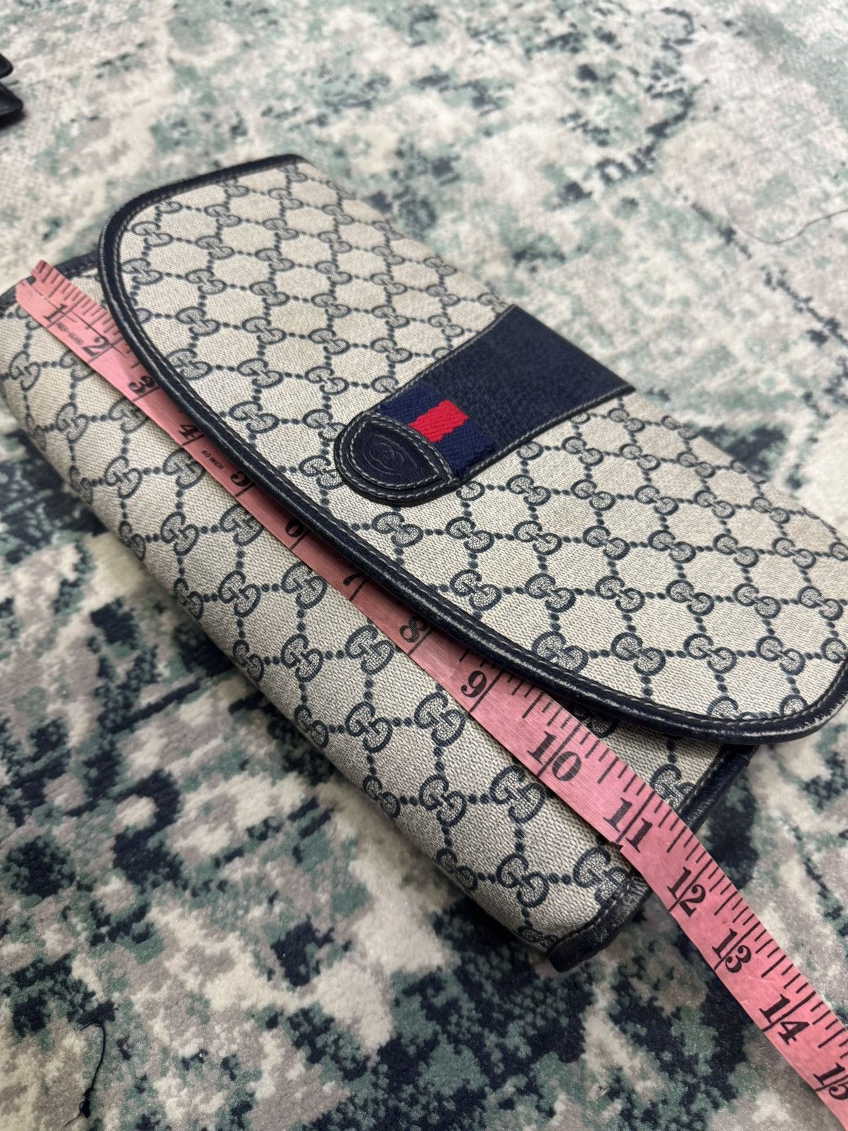 Gucci VINTAGE GUCCI FULL MONOGRAM CLUTCH BAG Size ONE SIZE - 3 Thumbnail