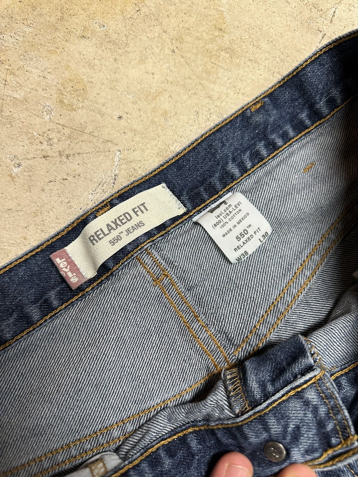 Levi's × Vintage Vintage Men’s Jeans Pants Levi’s 550 USA Size US 38 / EU 54 - 10 Thumbnail