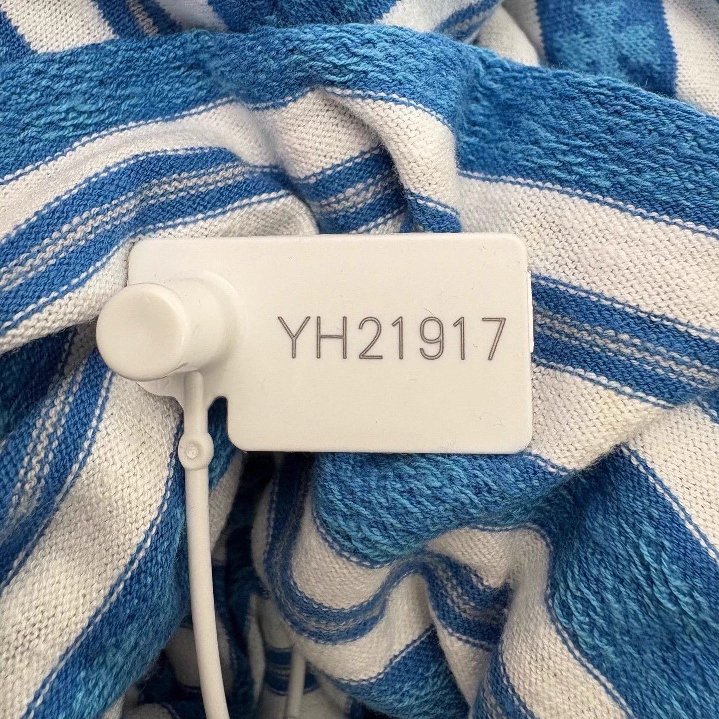 Chrome Hearts Chrome Hearts White Blue Stripe Cross AOP SS Tee Size L / US 10 / IT 46 - 7 Thumbnail
