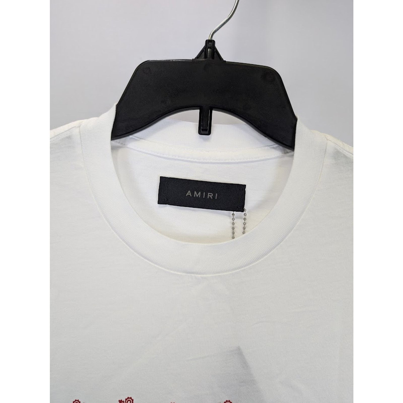 Amiri o1rshd1 Q:2 / Ma Paisley Short Sleeve T-Shirt in White Size US L / EU 52-54 / 3 - 5 Thumbnail