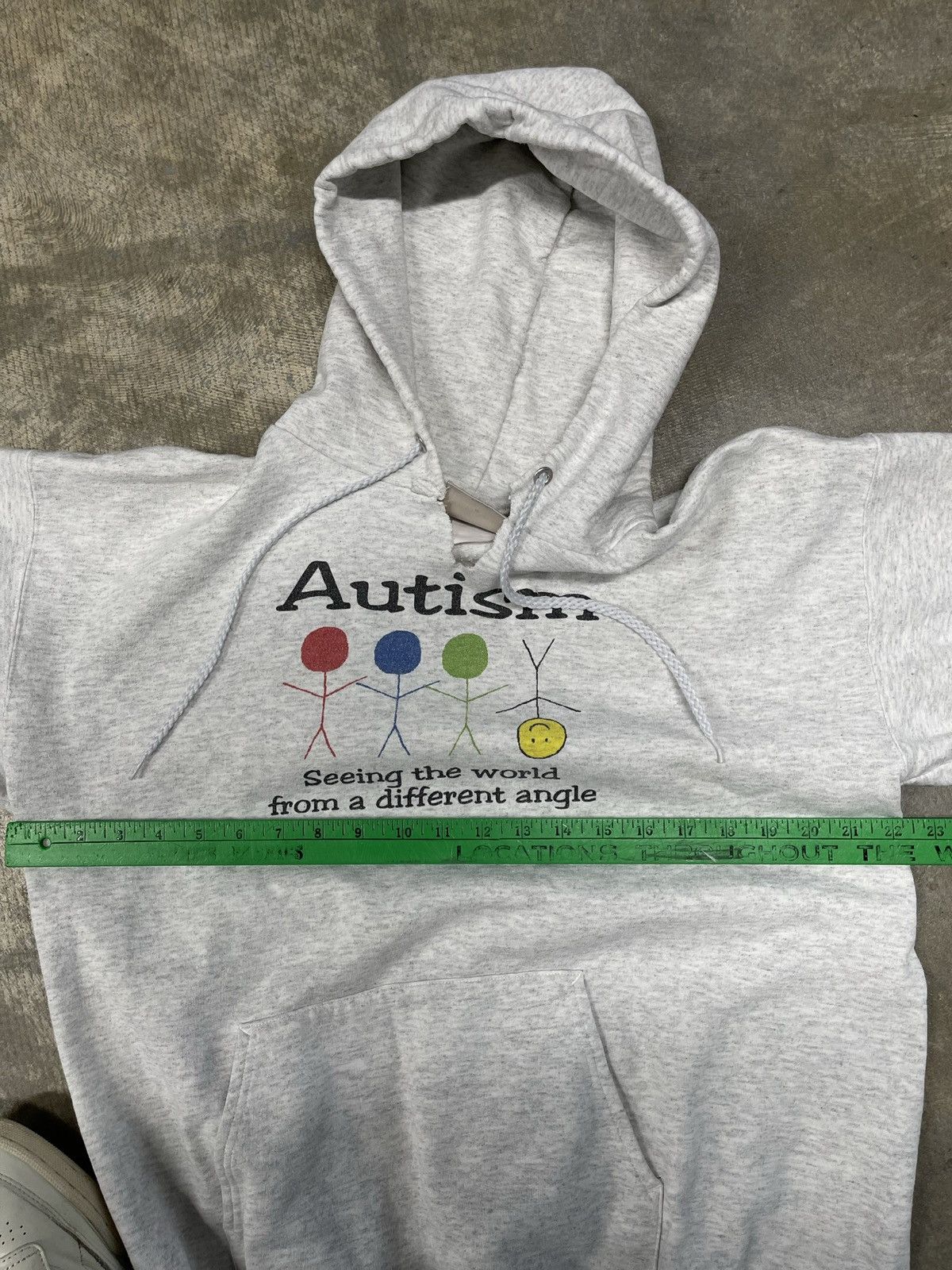 Vintage Autism Seeing The World From Different Angle Hoodie