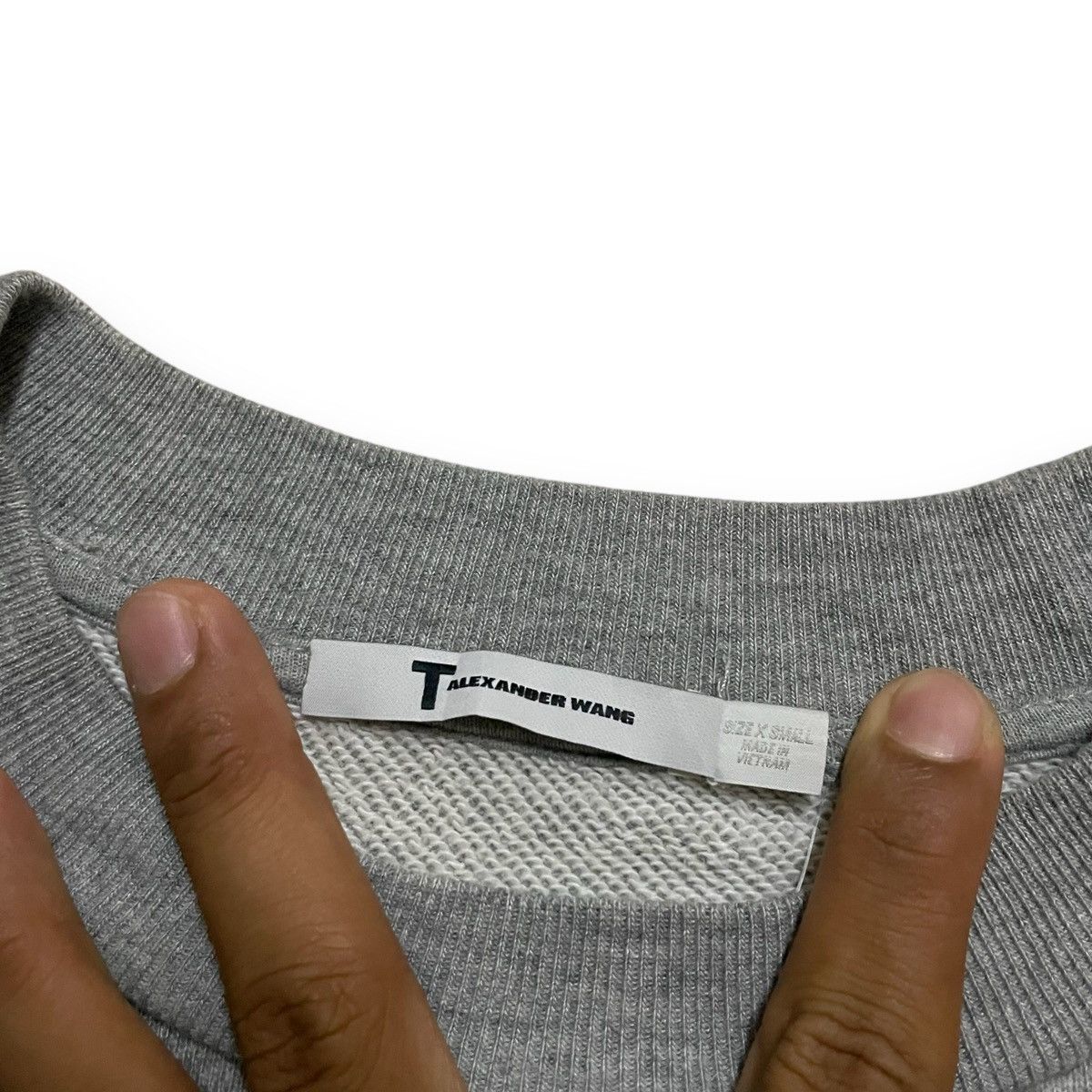 Alexander Wang T Alexander Wang tie back Gray Wide Long Sleeve Crew Neck Size M / US 6-8 / IT 42-44 - 6 Thumbnail