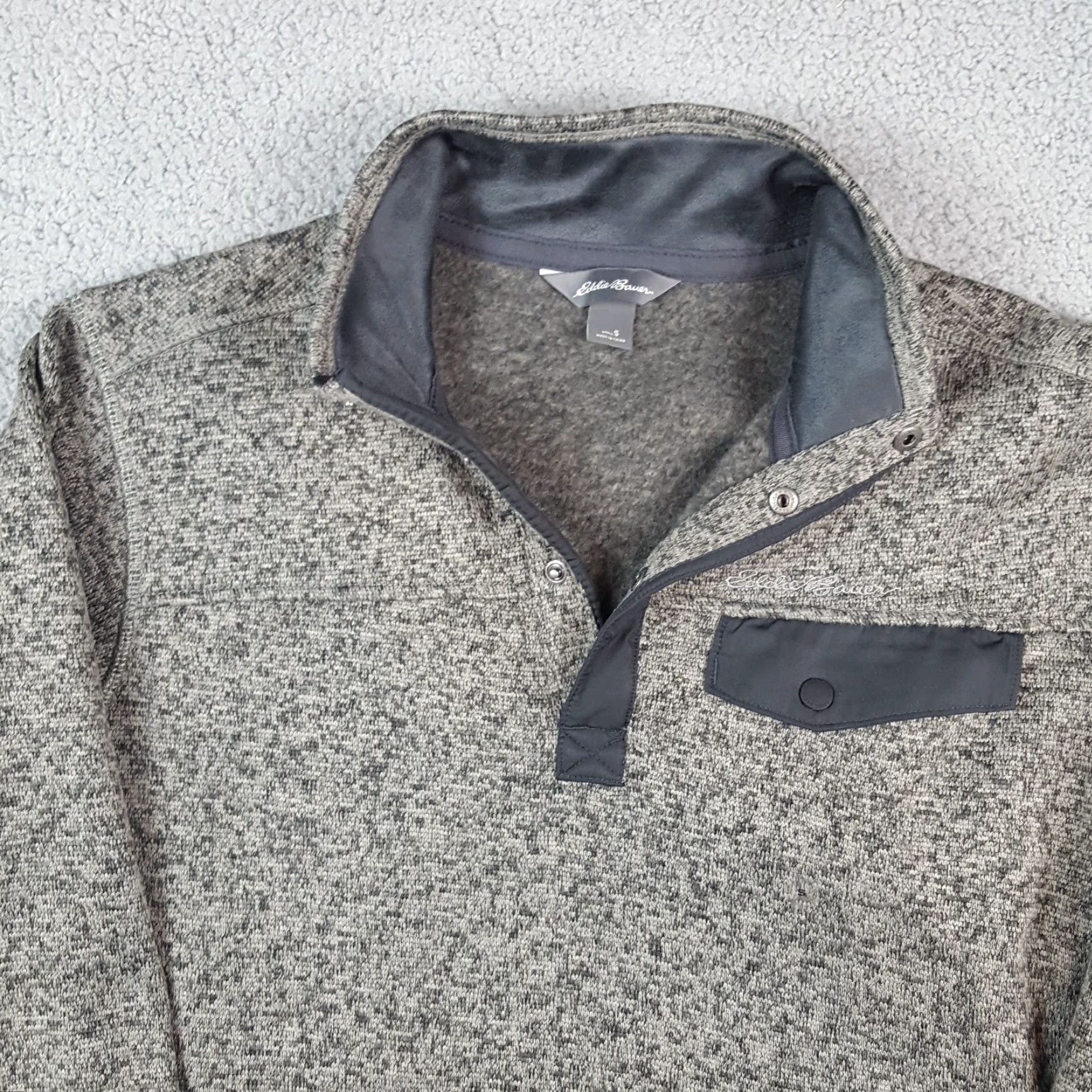 Eddie Bauer VINTAGE Eddie Bauer Convector 2.0 Snap Fleece Men's Size Small Knit Pullover Sweater Gray Regular Shirt Size US S / EU 44-46 / 1 - 2 Thumbnail