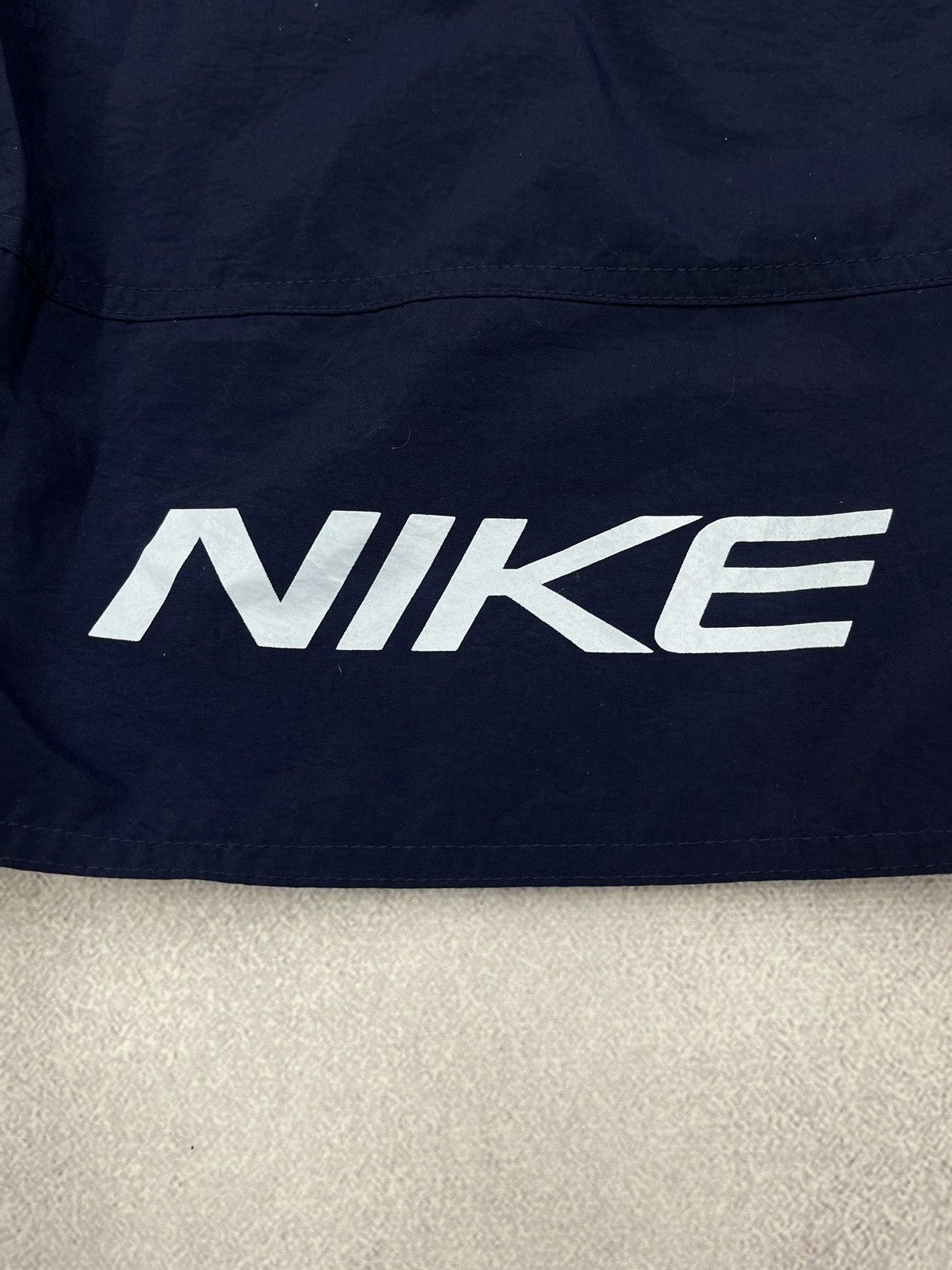 Nike Vintage Nike Navy Nylon Shorts Big Logo Swoosh Y2K Cargo Size US 34 / EU 50 - 7 Thumbnail