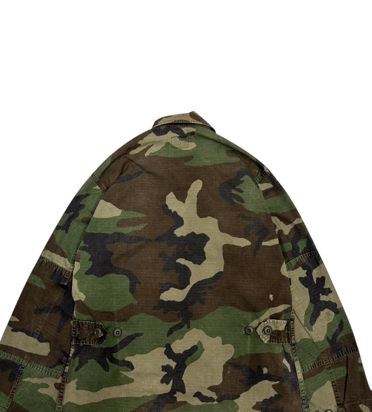 If Six Was Nine 🔥VINTAGE US ARMY WOODLAND CAMOUFLAGE PATTERN MILITARY JACKET Size US S / EU 44-46 / 1 - 11 Thumbnail