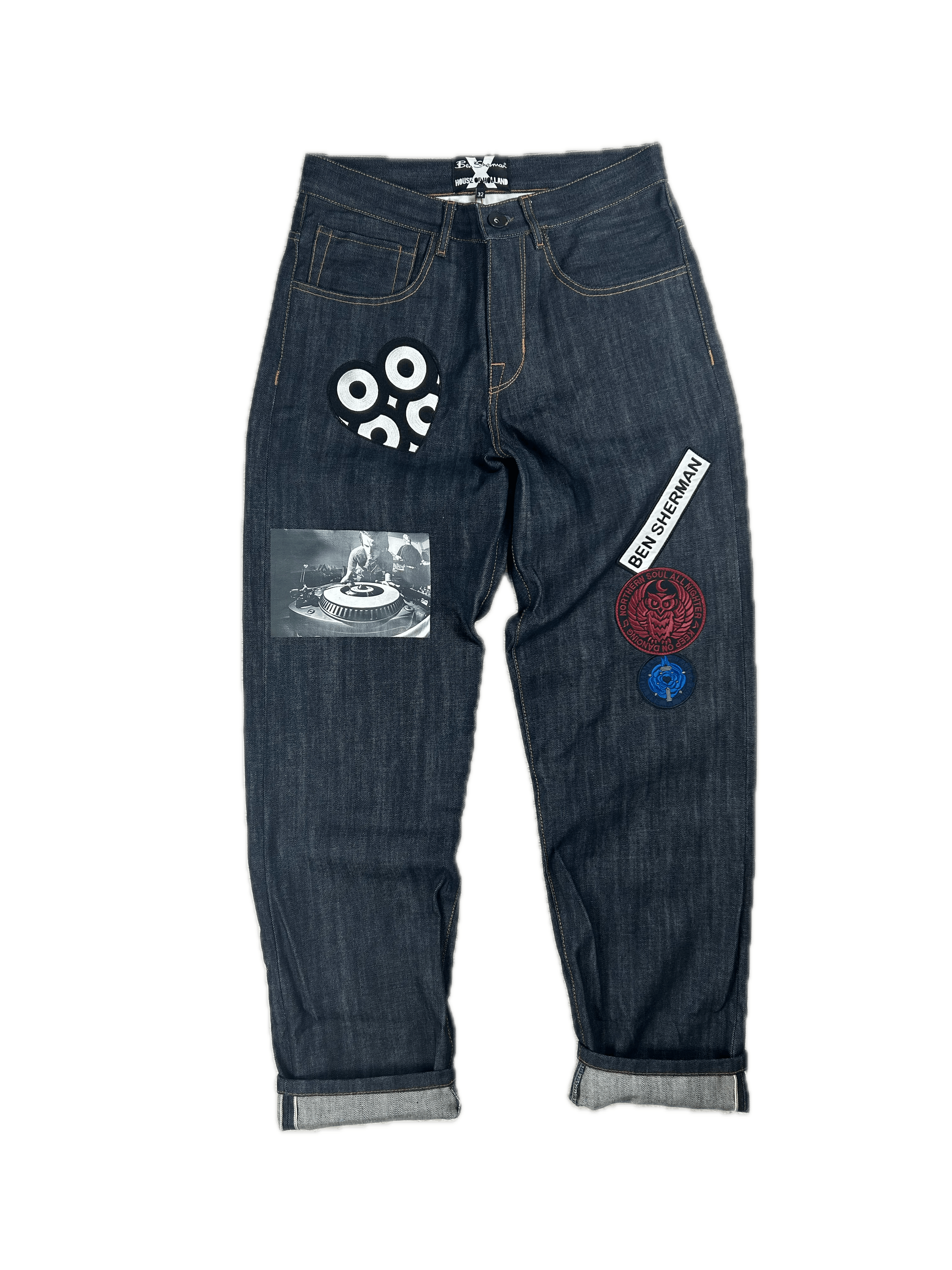 Ben Sherman × House Of Holland × JNCO Ben Sherman x House Of Holland Jeans Selvedge Denim Baggy Size US 32 / EU 48 - 1 Thumbnail