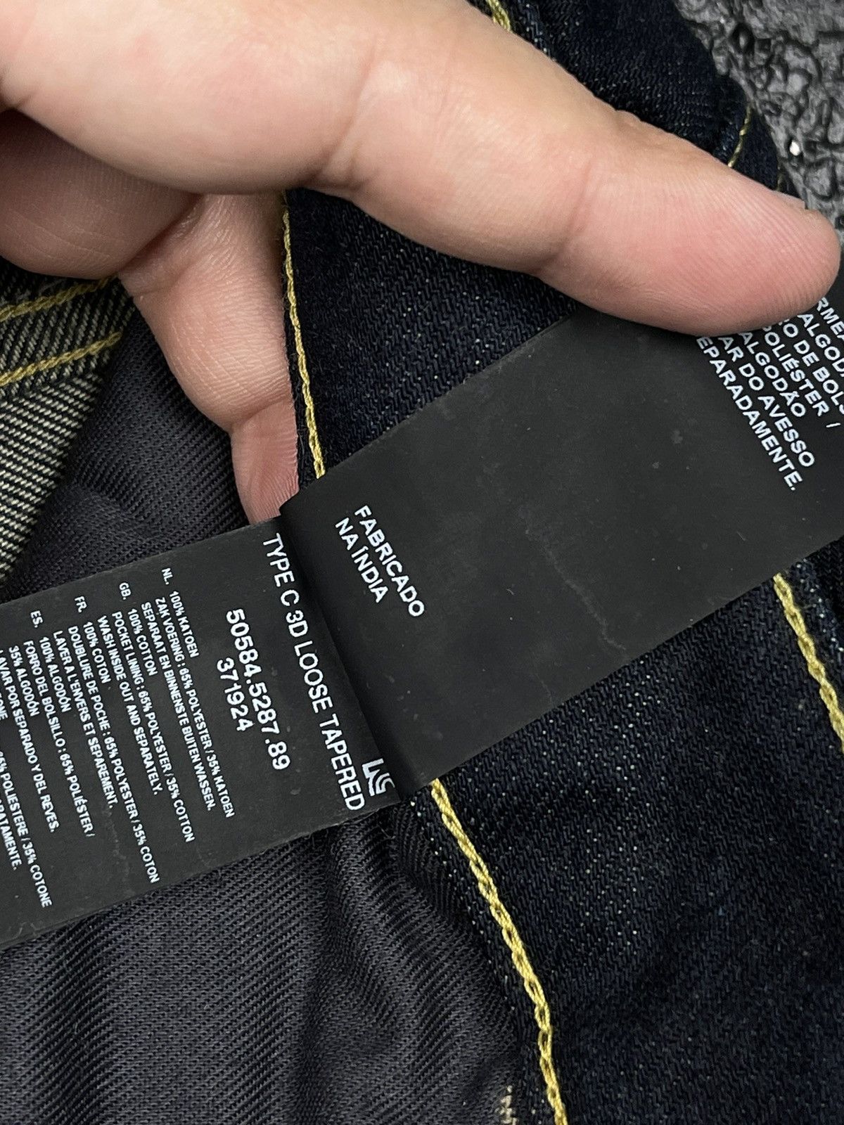 G-Star G Star RAW Type C 3D Loose Tapered Jeans Men’s Size W31 L34 Size US 31 - 16 Thumbnail