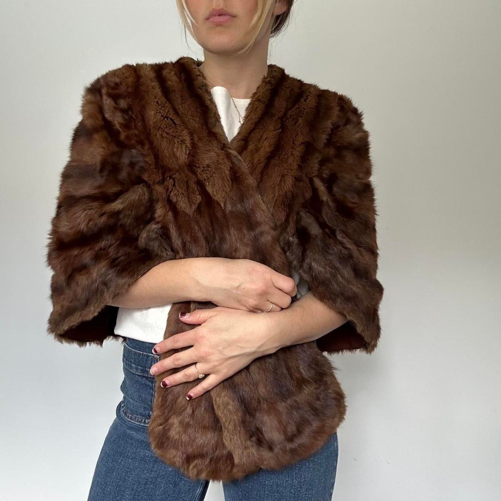 Other Vintage Mink Fur Cape / Capelet (One Size) Size ONE SIZE - 3 Thumbnail