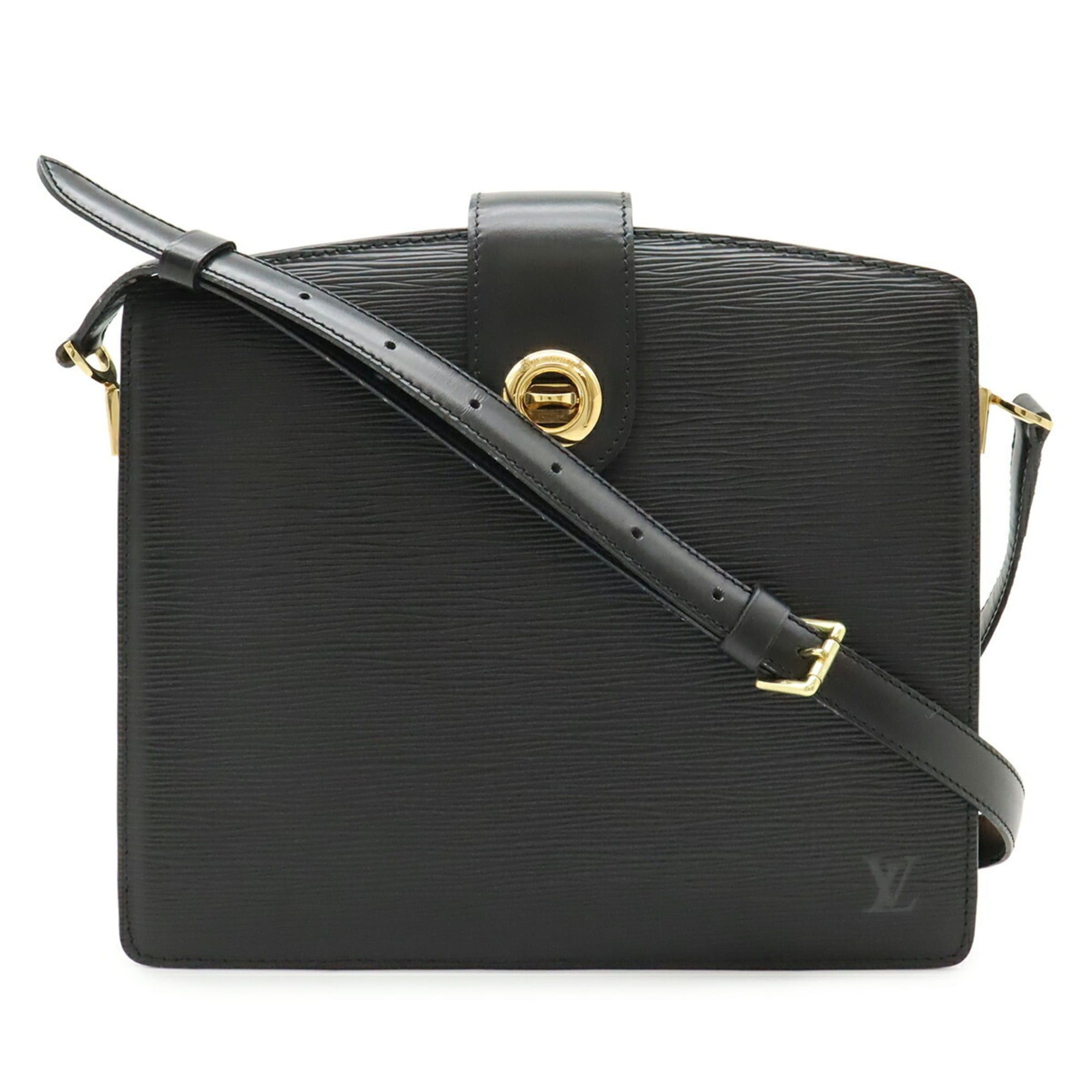 Louis Vuitton LOUIS VUITTON Epi Capucines Shoulder Bag, Noir Black, M52342 Size ONE SIZE - 1 Thumbnail