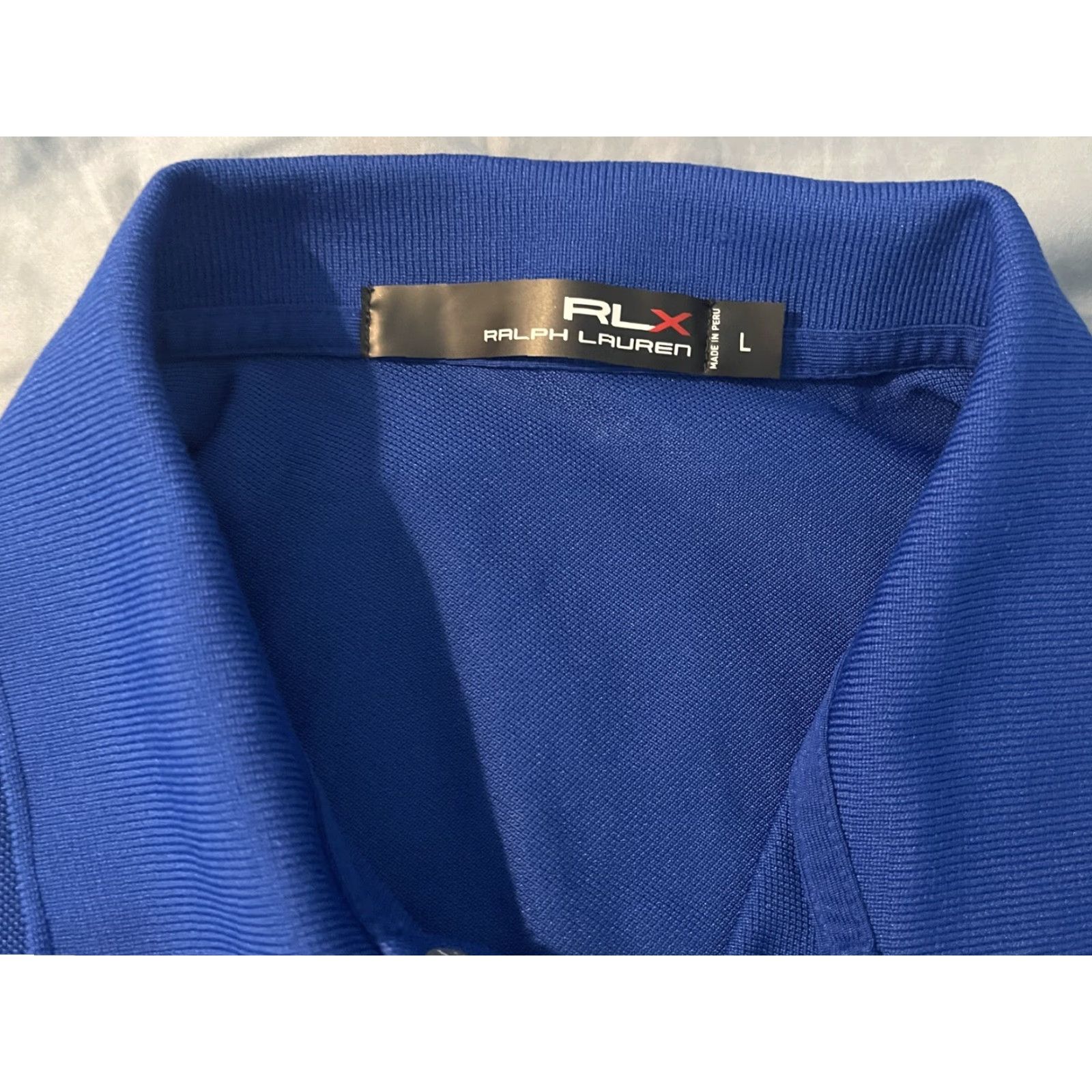 Ralph Lauren RLX By Ralph Lauren Womens Short Sleeve Polo Shirt NWT Blue L Size 36" / US 14 / IT 50 - 2 Thumbnail