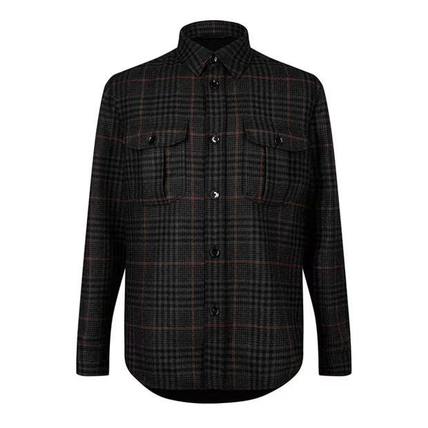 image of Brioni O1G2R1Mq0524 Shirts In Multicolor, Men's (Size Large)