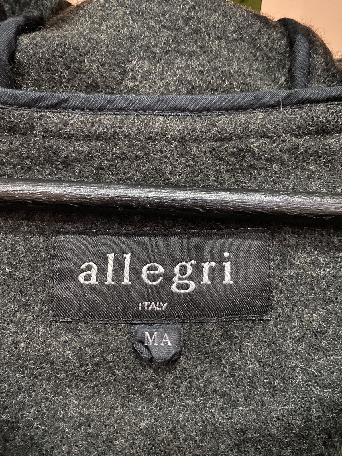 Allegri ELEGANT ALLEGRI DARK GREY WOOL BLEND JACKET Size US M / EU 48-50 / 2 - 4 Thumbnail