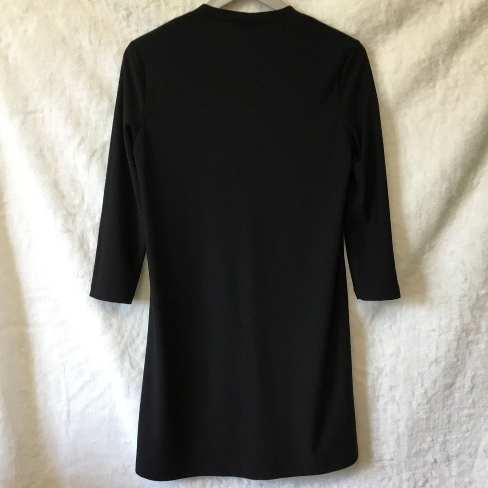 Mango Mango Black Long Sleeve Dress Size S / US 4 / IT 40 - 5 Thumbnail