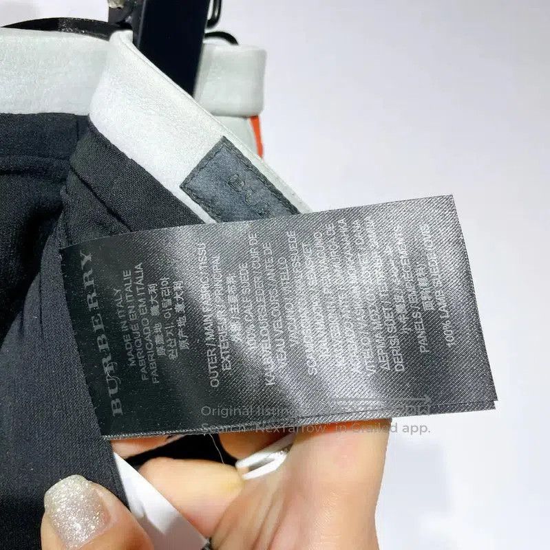 Other Burberry Color Block Leather Midi Skirt. Size 30" / US 8 / IT 44 - 8 Thumbnail