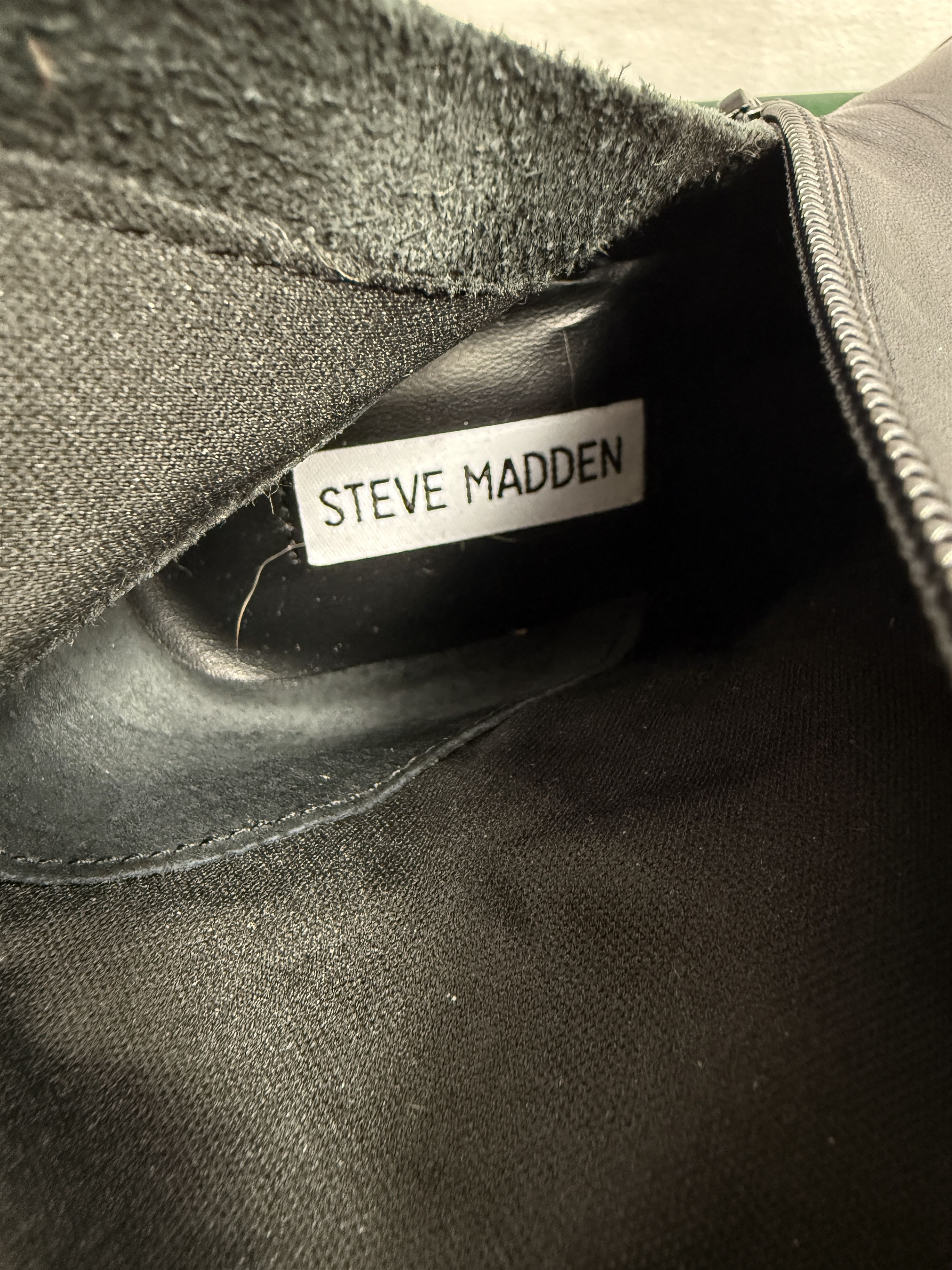 Steve Madden Steve Madden Black Leather Boots Size US 6 / IT 36 - 7 Thumbnail