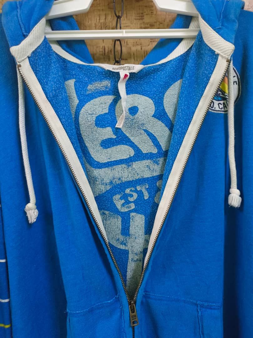 Aeropostale 💥AEROPOSTALE ZIP UP SWEATSHIRT HOODIE Size US XL / EU 56 / 4 - 4 Thumbnail